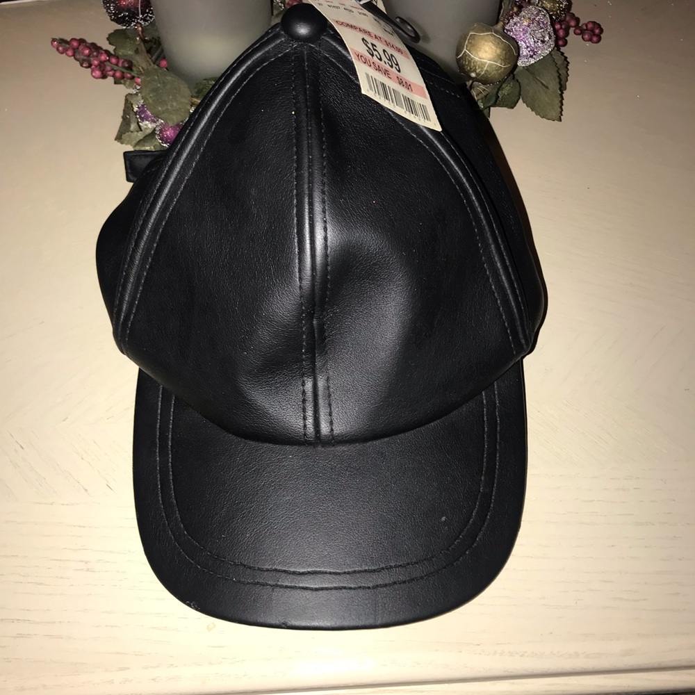 Men's Leather Baseball Hat